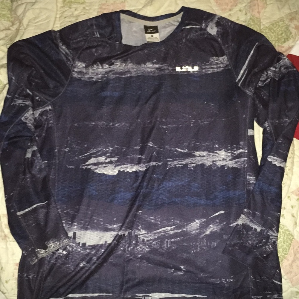 Nike Lebron James Dri Fit Long Sleeve Shirt